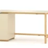 WNM Group Bureau Enfant En Pin Massif 120×60 Beige 22