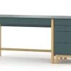 WNM Group Bureau Enfant En Pin Massif 120×60 Bleu 22