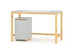 WNM Group Bureau Enfant En Pin Massif 120×60 Vert 18