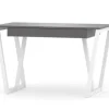 WNM Group Bureau Enfant En Pin Massif 120×60 Gris Foncé 22