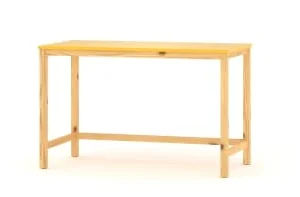 WNM Group Bureau Enfant En Pin Massif 120×60 Beige 14