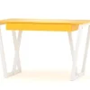 WNM Group Bureau Enfant En Pin Massif 120×60 Jaune 22