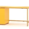 WNM Group Bureau Enfant En Pin Massif 120×60 Jaune 20