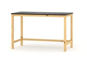 WNM Group Bureau Enfant En Pin Massif 120×60 Jaune 14