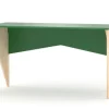 WNM Group Bureau Enfant En Pin Massif 120×60 Vert 13