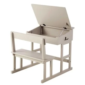 Maisons Du Monde Bureau Enfant Taupe Imprimé étoile Blanche 10