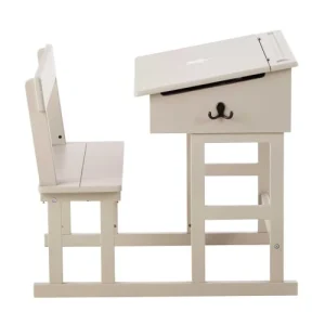 Maisons Du Monde Bureau Enfant Taupe Imprimé étoile Blanche 12