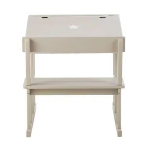 Maisons Du Monde Bureau Enfant Taupe Imprimé étoile Blanche 18