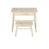 Maisons Du Monde Bureau Et Banc En Bois De Pin Massif Beige 22