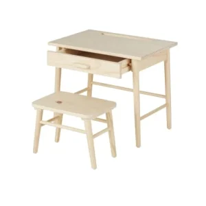 Maisons Du Monde Bureau Et Banc En Bois De Pin Massif Beige 7