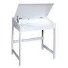 TOILINUX Bureau Pupitre Pour Enfant En Mdf Blanc 22