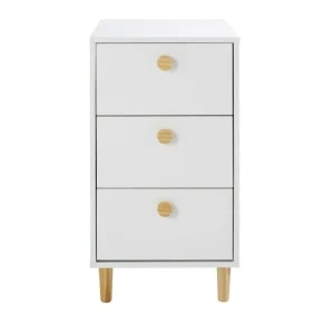 Maisons Du Monde Caisson Pour Bureau Modulable 3 Tiroirs Blanc 14