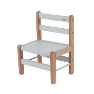 Combelle Chaise Enfant En Bois Bicolore Blanc 10