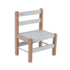 Combelle Chaise Enfant En Bois Bicolore Blanc 20