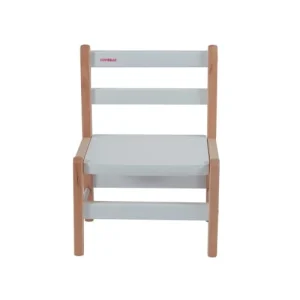 Combelle Chaise Enfant En Bois Bicolore Blanc 12