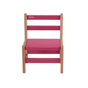 Combelle Chaise Enfant En Bois Bicolore Fuchsia 12