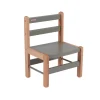 Combelle Chaise Enfant En Bois Bicolore Gris 11