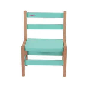 Combelle Chaise Enfant En Bois Bicolore Vert Menthe 12