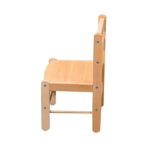 Combelle Chaise Enfant En Bois Massif Vernis Naturel 16