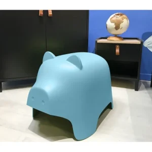 Meubletmoi Chaise Enfant En Plastique Bleu 7