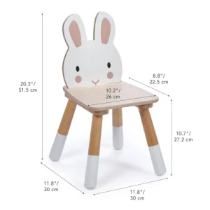 Tender Leaf Toys Chaise Enfant Lapin En Bois 15