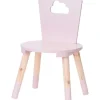 Wadiga Chaise Enfant Rose Et Bois Nuage 32x32x50cm 20