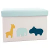 Home Maison Coffre à Jouets En Tissu Et Pouf 48×32 22