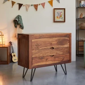 Tikamoon Commode Enfant En Palissandre Massif 13