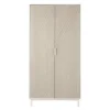 Maisons Du Monde Dressing 2 Portes Battantes Sculptées Blanche Et Beige 11