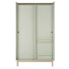 Maisons Du Monde Dressing 2 Portes Coulissantes Verte Et Beige 22