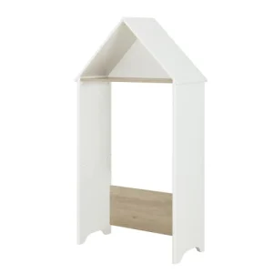 Galipette Dressing Cabane 3 En 1 En Bois Blanc 165cm 9