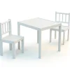 Webaby Ensemble 1 Table + 2 Chaises Blanc 22