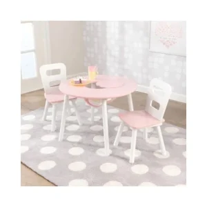 KidKraft Ensemble Table Avec Rangement Et 2 Chaises Rose 12