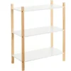 Wadiga Étagère Chambre Enfant 3 étages Blanc Et Bois – 60x30x76cm 19