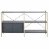 Maisons Du Monde Etagère Double 2 Portes Gris Anthracite 11