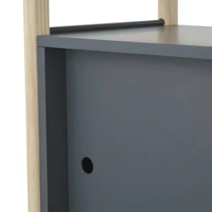 Maisons Du Monde Etagère Double 2 Portes Gris Anthracite 10