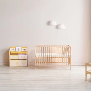 Beeloom Etagère Multifonctionnelle Pour Enfants En Bois Naturel Jaune 15