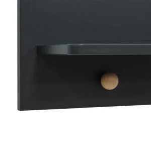 Bopita Étagère Noir Mat/naturel En MDF Et Hêtre 13