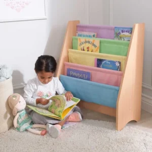 KidKraft Etagère Tissus Pastel Rangement Livres 15