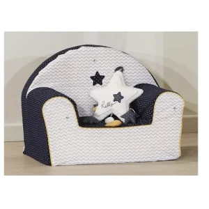 Sauthon Fauteuil Club 42x51cm En Coton Blanc 10