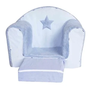 Home Maison Fauteuil Club Enfant Convertible Diego Bleu 42×55 7