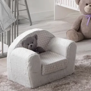 Home Maison Fauteuil Club Enfant Convertible Ourson GrisBlanc 42×55 8