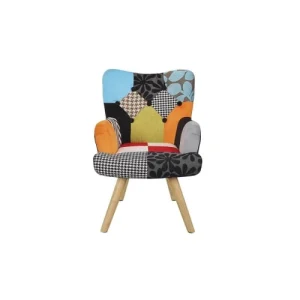 Altobuy Fauteuil Enfant Scandinave Motif Patchwork 10