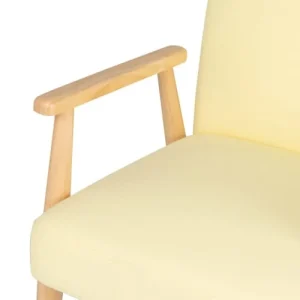 Maisons Du Monde Fauteuil Enfant Vintage Jaune Pastel 12