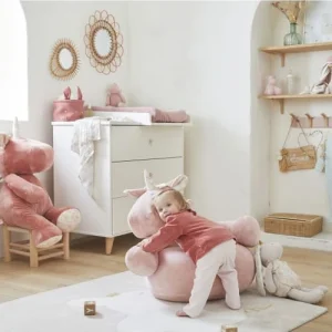 Noukie’s Fauteuil Peluche Licorne En Velours Rose 7