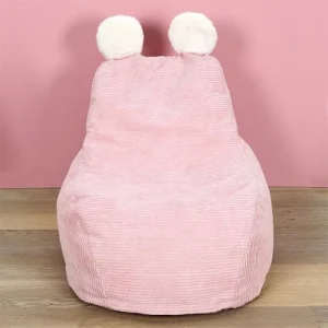 The Home Deco Factory Fauteuil Poire Enfant Rose 11