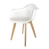 The Home Deco Factory Fauteuil Scandinave Enfant H.54 Cm Blanc 17