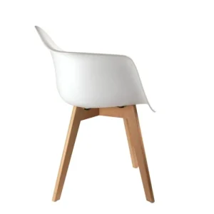 The Home Deco Factory Fauteuil Scandinave Enfant H.54 Cm Blanc 9