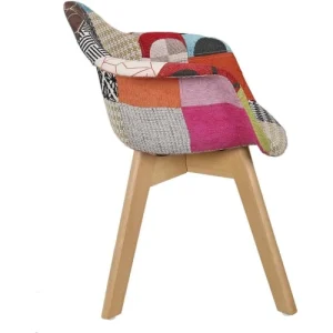 The Home Deco Kids Fauteuil Scandinave Pour Enfants Patchwork 12