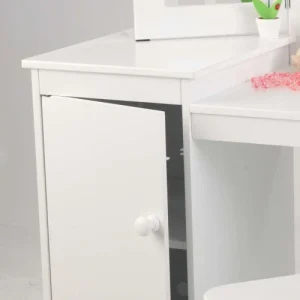 KidKraft Grande Coiffeuse Effet Bois Blanc 12